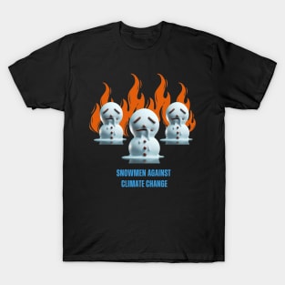 Snowmen Against Climate Change T-Shirt